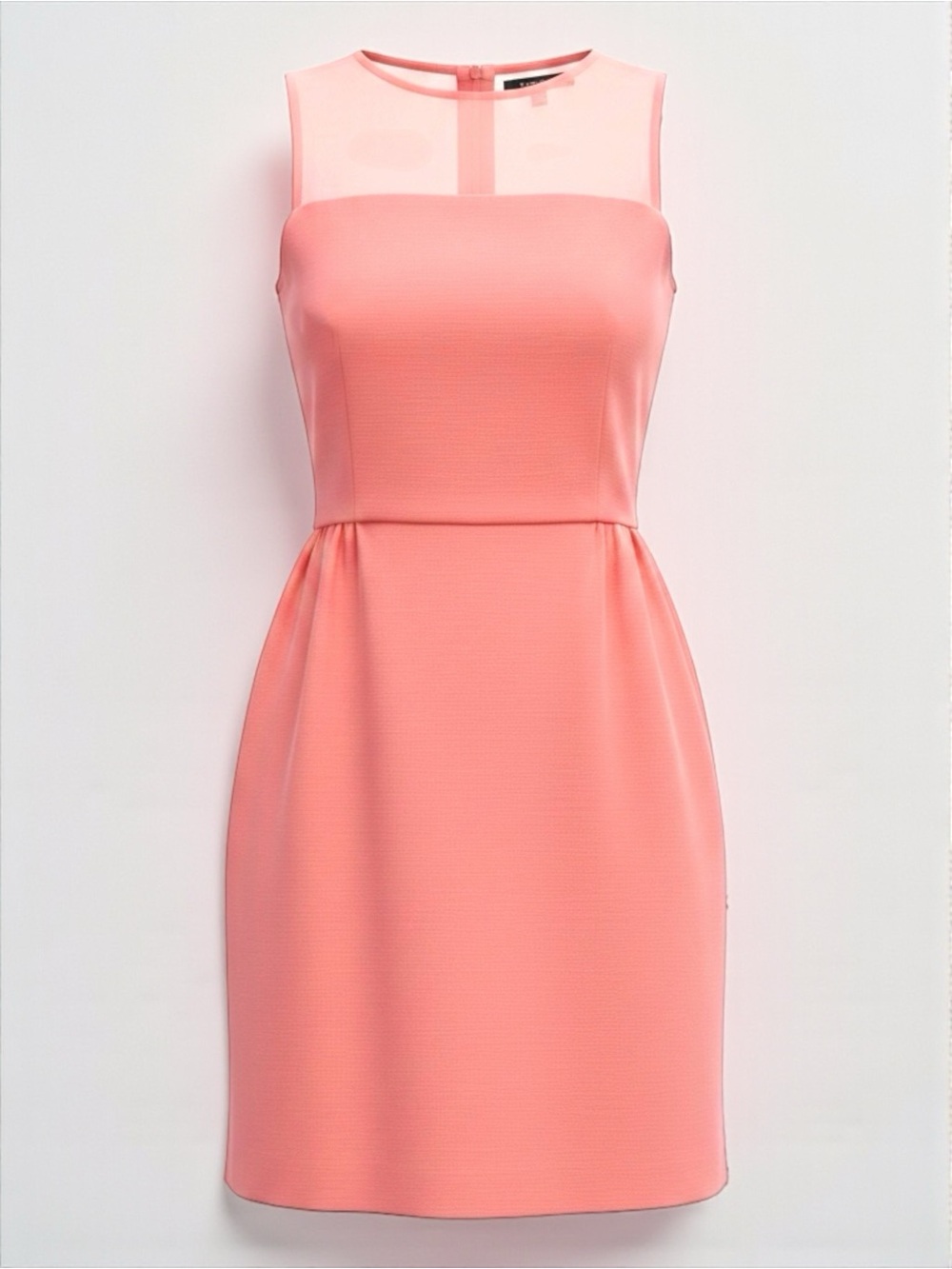 Sandro Pink Sheath Dress Small | Blush Sleeveless Cocktail Wedding Guest Dress